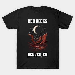 Red Rocks Amphitheatre Denver Colorado T-Shirt